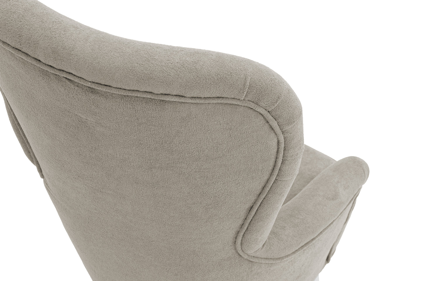 Retro-Sessel Sofiland Velo mit Velo-Stoffbezug – Farbe Latte