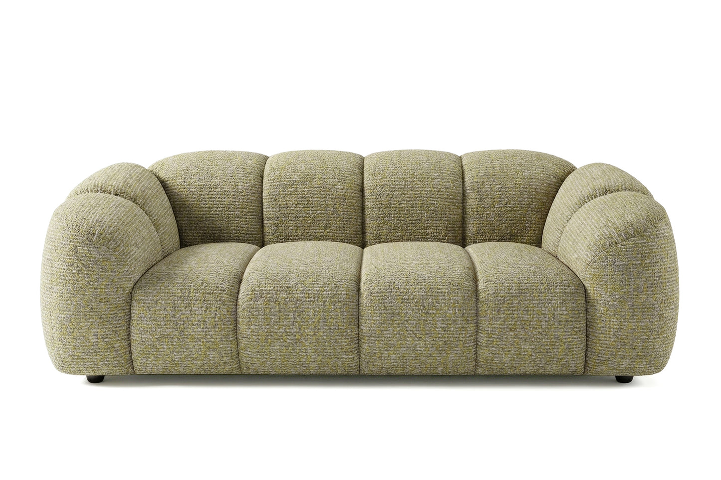 Design-Sofa MALI 3-Sitzer Stoff Puente 41 Senfgelb – Cloud Design 240cm