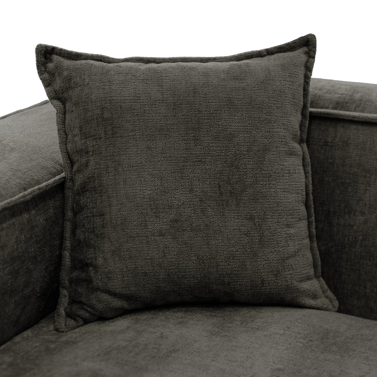 Design Ecksofa Como LC/RC 192x270 cm – Luxus Lounge L-Form Perfect Harmony 99 Graphit – Strukturstoff Modern & Robust