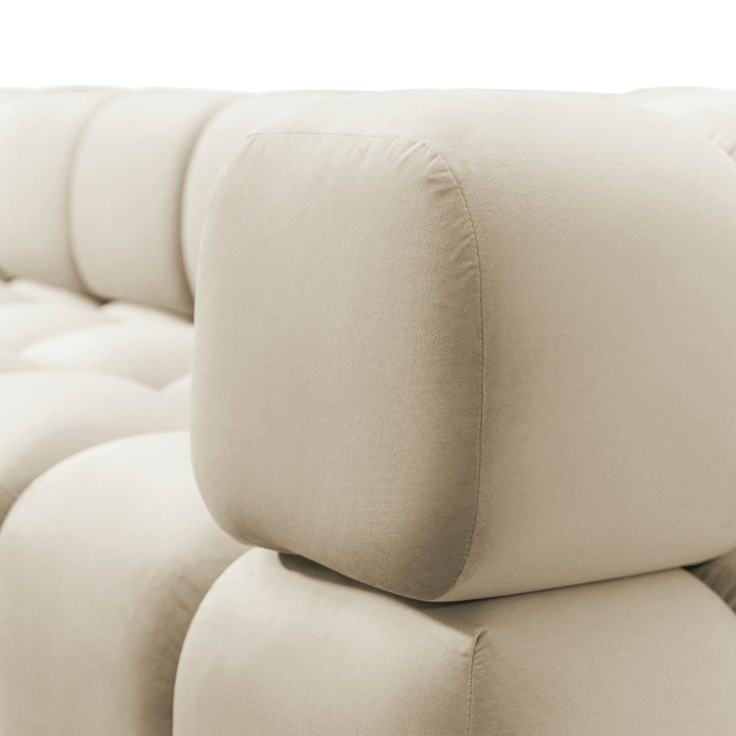 Sofa Tondo 3-Sitzer Bluvel 22 beige