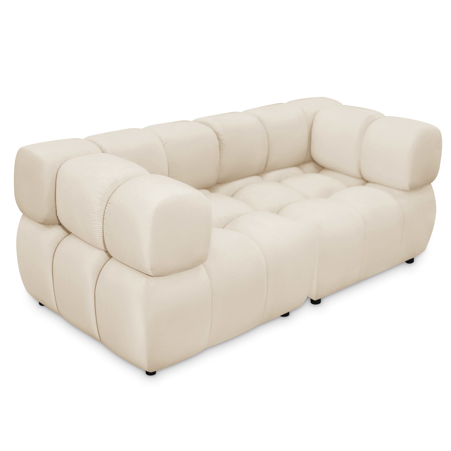 Sofa Tondo 3-Sitzer Bluvel 22 beige