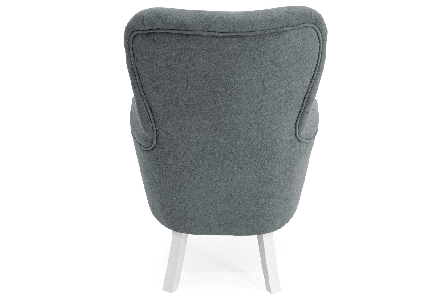 Retro-Sessel Sofiland Velo mit Velostoffbezug – Farbe Grau