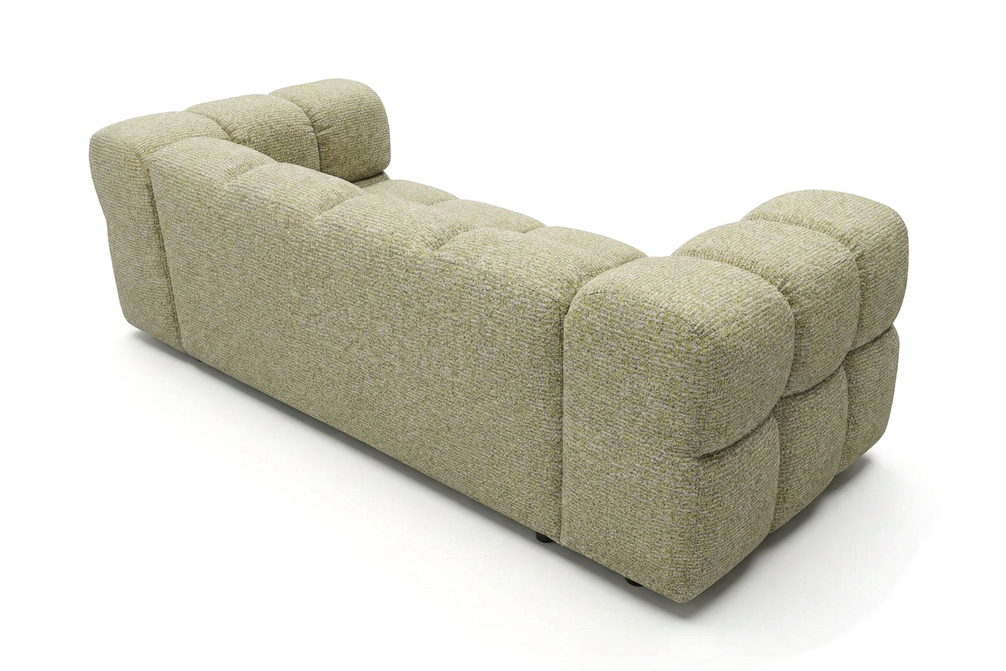 3-Sitzer-Sofa AVERRO 240 cm – Puente Senfgelb 41 – Strukturstoff Premium – HR-Schaum