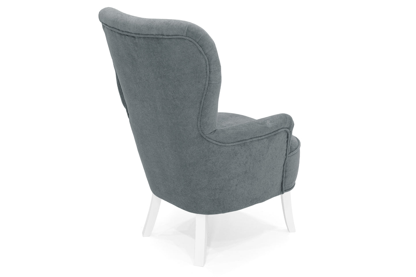 Retro-Sessel Sofiland Velo mit Velostoffbezug – Farbe Grau